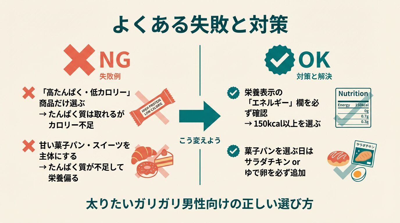 よくある失敗と対策｜NG選び方とOK選び方のNG/OK比較