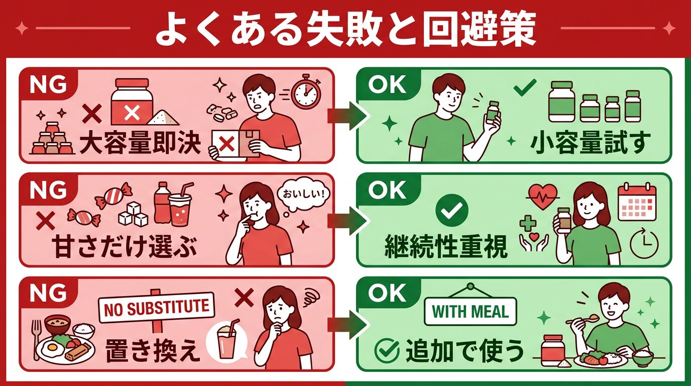マイプロテインの味選びで失敗しやすい点