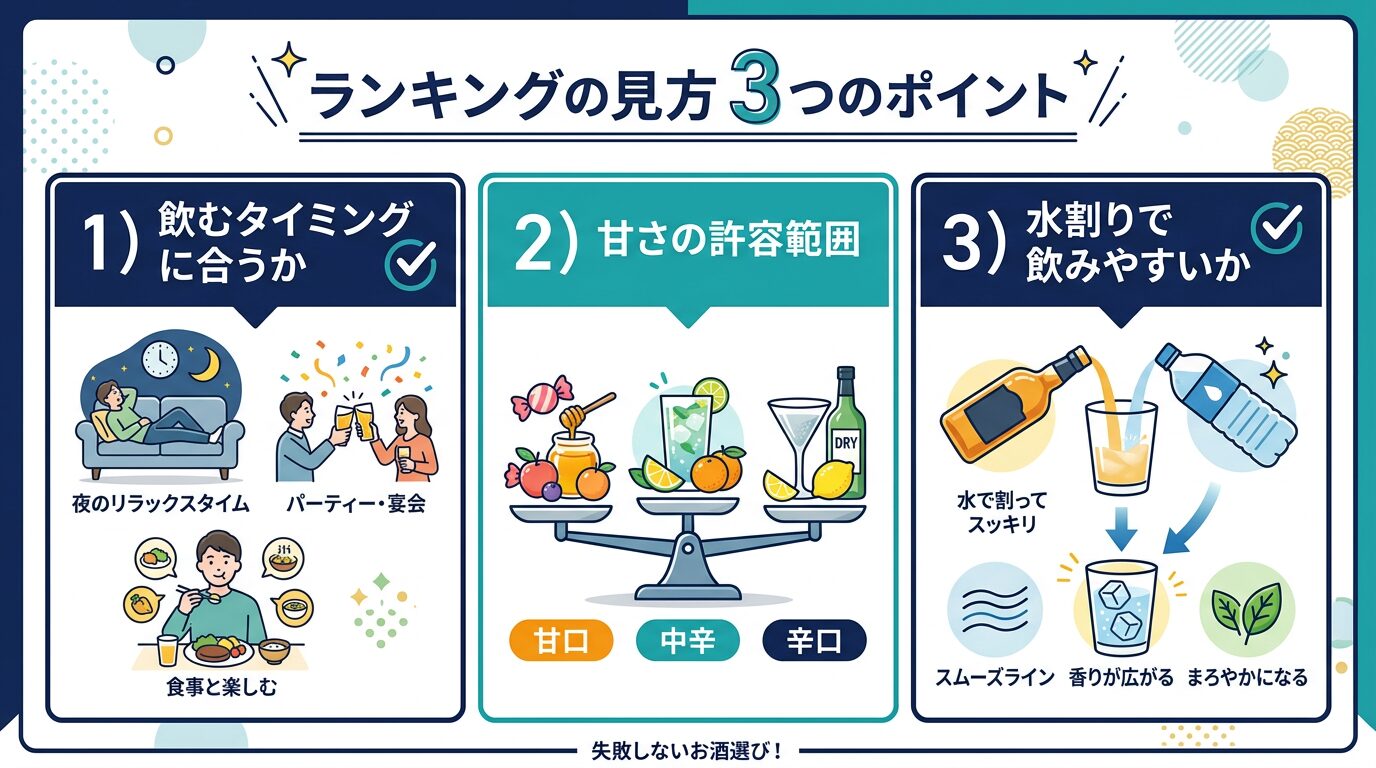 プロテイン美味しい味ランキングの見方