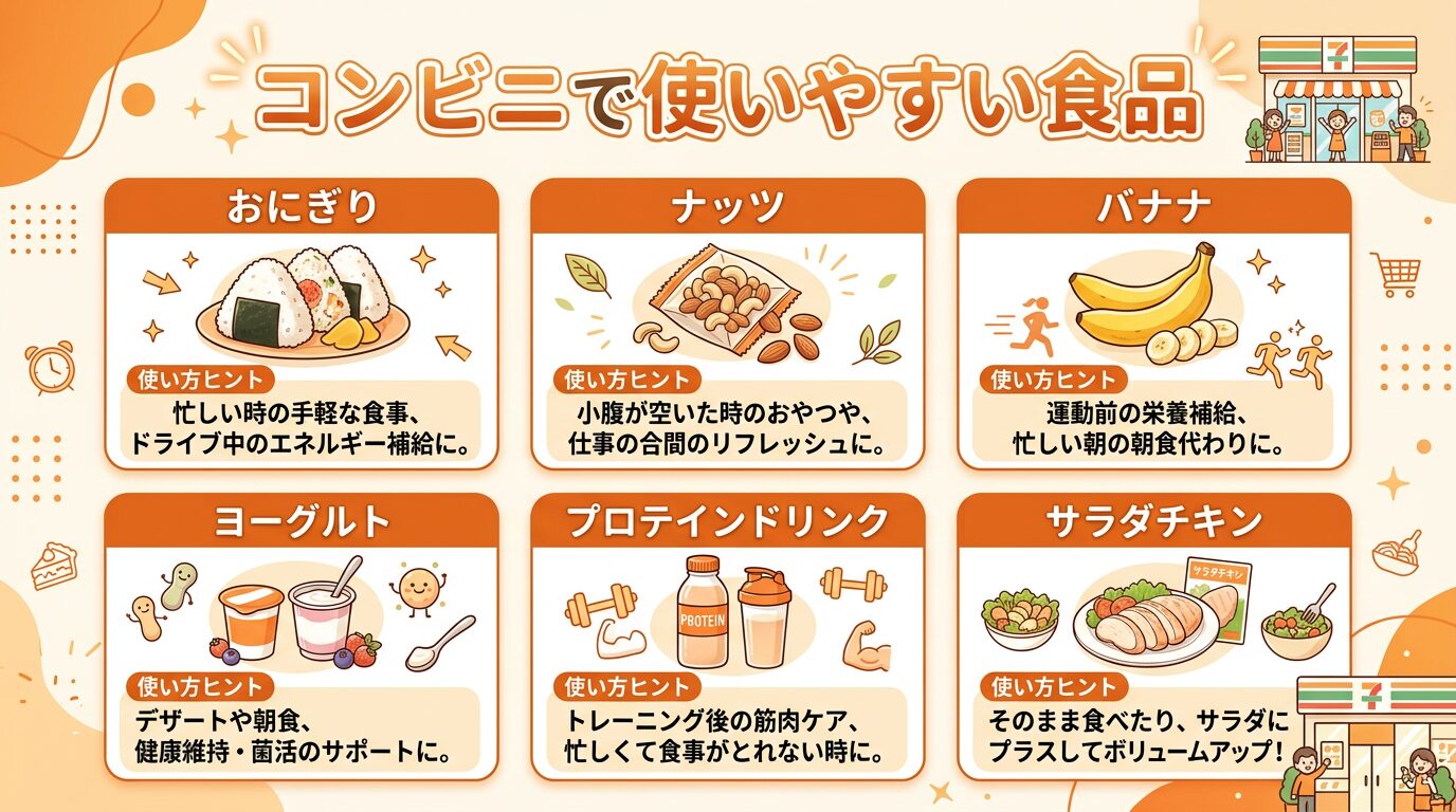 少量高カロリー食品の例